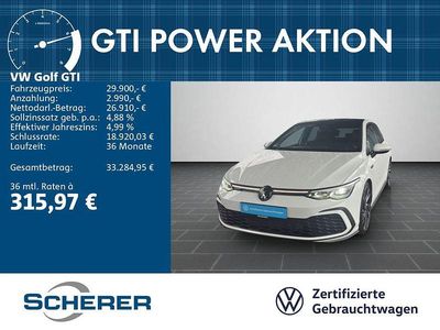 Gebraucht VW Golf VIII GTI 245 PS (180 kW) 2023 Pure white Limousine