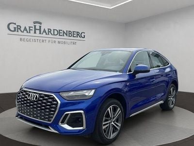 Blau Gebraucht 2021 Audi Q5 Sportback S-Line SUV | 37.900 € (Guter Preis)