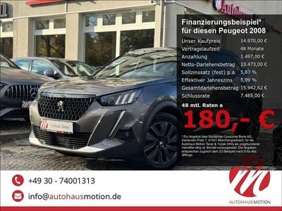 Gebraucht Peugeot 2008 GT 131 PS (96 kW) 2021 Lackierung platiniumgrau/typ SUV