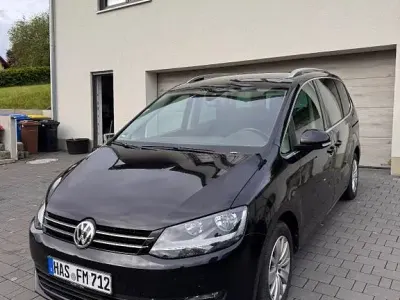 Brugt VW Sharan United 150 HK (110 kW) 2021 Sort MPV