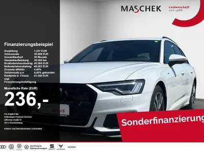 Gebraucht Audi A6 S-Line 299 PS (219 kW) 2025 Gletscherweiss metallic Kombi