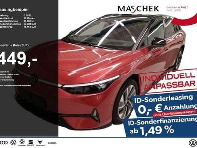 Gebraucht VW ID.7 GTX 250 kW (340 PS) 2025 Kings red metallic schwarz Kombi