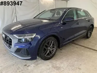 Gebraucht Audi Q8 S-Line 286 PS (210 kW) 2023 Navarrablau metallic SUV