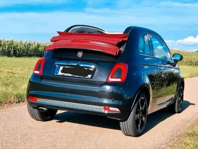 Usata Fiat 500C 86 CV (63 kW) 2017 Nero Cabrio