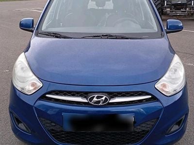 Gebraucht Hyundai i10 69 PS (50 kW) 2012 Blau Kleinwagen