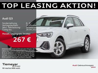 Gebraucht Audi Q3 S-Line 150 PS (110 kW) 2024 Gletscherweiß metallic SUV