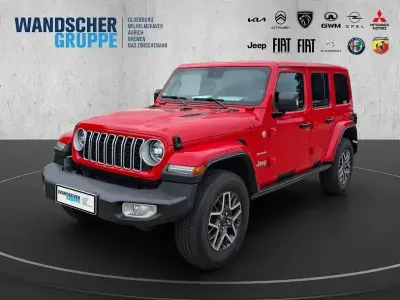 Begagnad Jeep Wrangler Sahara 272 HK (200 kW) 2024 Röd SUV