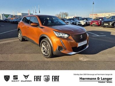 Gebraucht Peugeot e-2008 Active 100 kW (136 PS) 2021 Orange / orange fusion (metallic) SUV