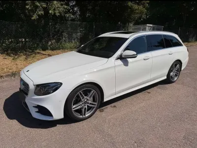 Gebraucht Mercedes E300 AMG line 245 PS (180 kW) 2018 Weiß Kombi