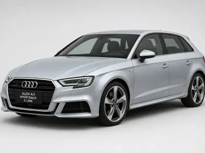 Brugt Audi A3 S-Line 150 HK (110 kW) 2018 Sølv Sedan
