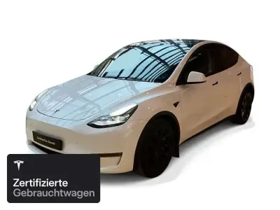 Gebraucht Tesla Model Y Long Range AWD 258 kW (351 PS) 2023 Pearl white multicoat SUV