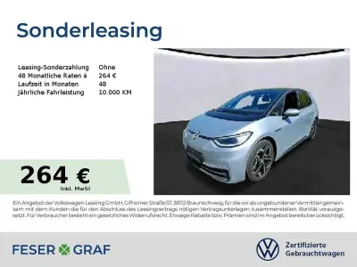 Brugt VW ID.3 Pro Performance 150 kW (204 HK) 2022 Sort Hatchback