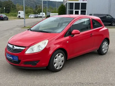 Gebraucht Opel Corsa Edition 90 PS (66 kW) 2009 Rot Kleinwagen