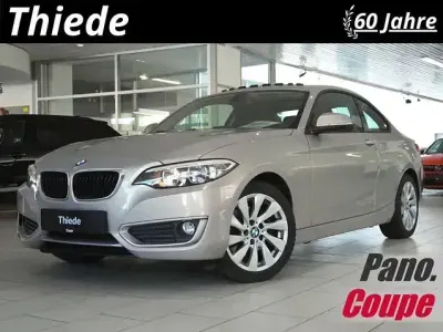 Brugt BMW 220 Sport Line 184 HK (135 kW) 2015 Sølv Coupe