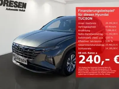 Gebraucht Hyundai Tucson Trend 230 PS (169 kW) 2024 Grau SUV