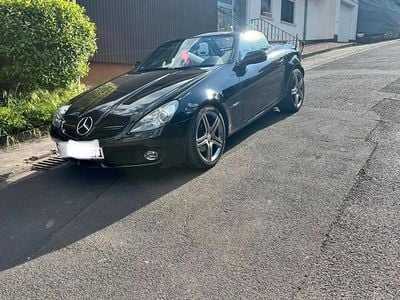 Usata Mercedes SLK200 2LOOK Edition 184 CV (135 kW) 2011 Nero Cabrio