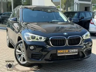 Gebraucht BMW X1 Sport Line 150 PS (110 kW) 2018 Schwarz ii/bonnet fluid black SUV