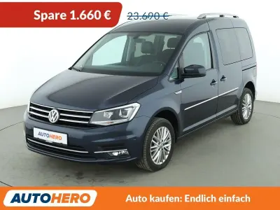Gebraucht VW Caddy Highline 150 PS (110 kW) 2017 Starlight blue Van / Kleinbus