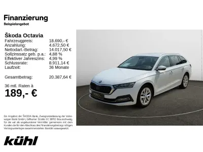Gebraucht Skoda Octavia Style 150 PS (110 kW) 2021 Moonweiß perleffekt Kombi