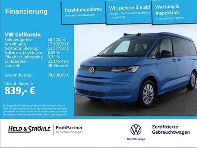 Gebraucht VW California Beach 245 PS (180 kW) 2025 Medium blue metallic Van