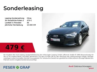 Gebraucht Audi A6 Design 265 PS (194 kW) 2021 Mythosschwarz metallic Limousine