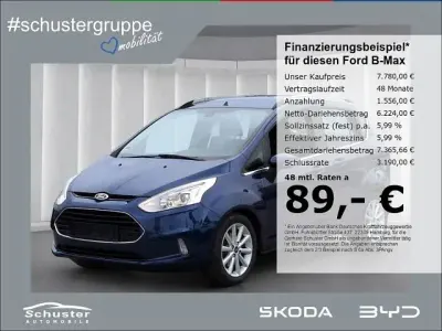 Gebraucht Ford B-MAX Titanium 125 PS (91 kW) 2018 Blau Van / Kleinbus