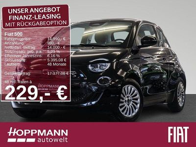 Gebraucht Fiat 500e Action 69 kW (95 PS) 2022 Schwarz Limousine