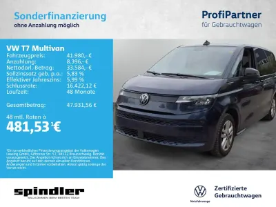 Gebraucht VW Multivan Basis 218 PS (160 kW) 2022 Blau Van / Kleinbus