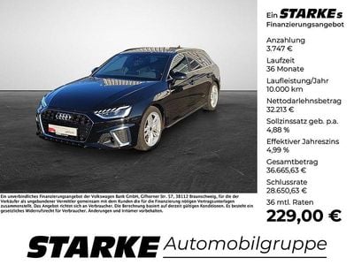 Gebraucht Audi A4 S-Line 204 PS (150 kW) 2024 Schwarz (mythosschwarz metallic) Kombi