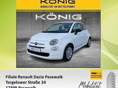 Gebraucht Fiat 500 69 PS (50 kW) 2023 Gelato weiß (5ca) Kleinwagen