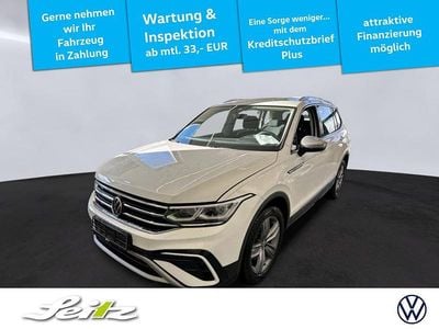 Gebraucht VW Tiguan Allspace Elegance 200 PS (147 kW) 2022 Weiß SUV