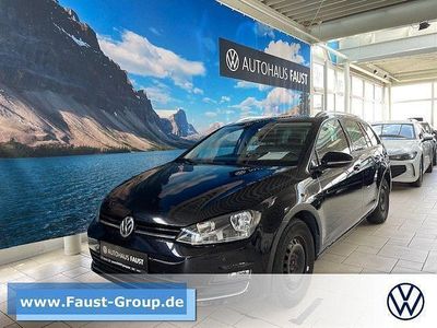 Gebraucht VW Golf VII Allstar 125 PS (91 kW) 2016 Schwarz perleffekt Kombi