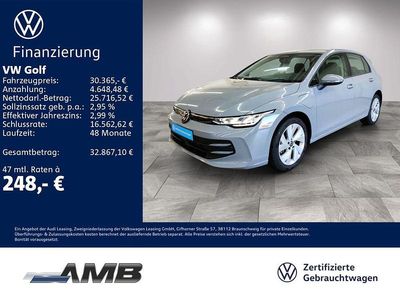 Gebraucht VW Golf VIII Life 204 PS (150 kW) 2025 Mondsteingrau Limousine