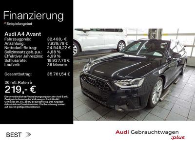 Gebraucht Audi A4 S-Line 204 PS (150 kW) 2022 Mythosschwarz metallic (metallic) Kombi