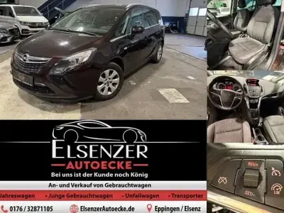 Gebraucht Opel Zafira Tourer Edition 110 PS (80 kW) 2015 Braun Van / Kleinbus