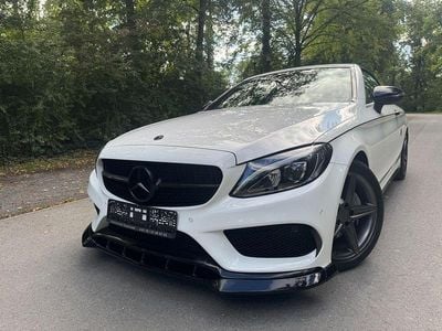 Weiß Gebraucht 2018 Mercedes C180 AMG line Cabrio | 28.490 € (Guter Preis)