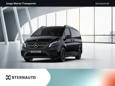 Gebraucht Mercedes V250 Avantgarde Edition 190 PS (139 kW) 2022 Obsidianschwarz metallic Van / Kleinbus