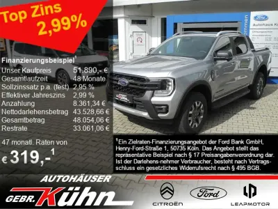 Gebraucht Ford Ranger Wildtrack 281 PS (206 kW) 2025 Silber Pickup