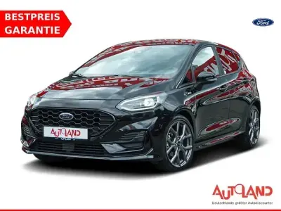Gebraucht Ford Fiesta ST-Line 125 PS (91 kW) 2022 Obsidian schwarz metallic Kleinwagen