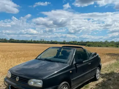 Gebraucht VW Golf Cabriolet 101 PS (74 kW) 1996 Schwarz Cabrio