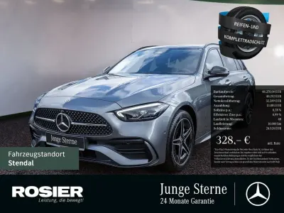 Gebraucht Mercedes C300 204 PS (150 kW) 2025 Grau / selenitgrau (metallic) Kombi