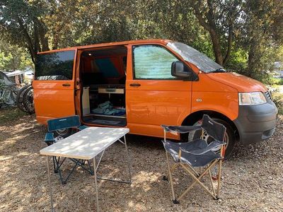 Usata VW Transporter 84 CV (61 kW) 2009 Arancione Furgone