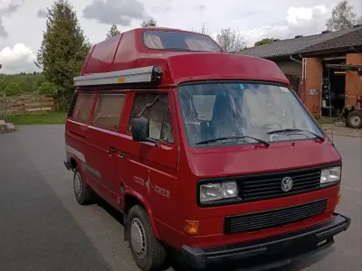 Gebraucht VW T3 CLUB 69 PS (50 kW) 1988 Rot Van