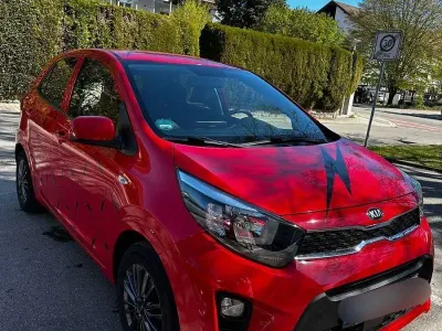 Brugt Kia Picanto DREAM-TEAM Edition 67 HK (49 kW) 2020 Rød Hatchback