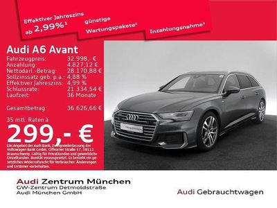 Second-hand Audi A6 S-Line 299 CP (219 kW) 2022 Gri Break