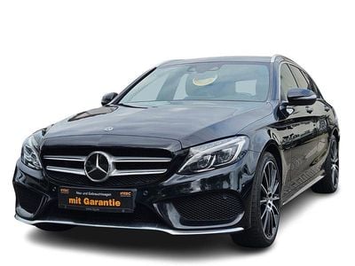 Schwarz Gebraucht 2017 Mercedes C250 AMG line Kombi | 16.580 € (Fairer Preis)