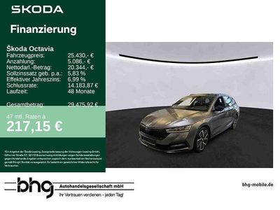 Grau Gebraucht 2022 Skoda Octavia SportLine Kombi | 25.430 € (Etwas zu teuer)