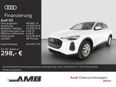 Gebraucht Audi Q5 Sport 204 PS (150 kW) 2025 Gletscherweiß metallic SUV