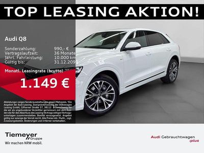 Second-hand Audi Q8 S-Line 286 CP (210 kW) 2023 Alb SUV