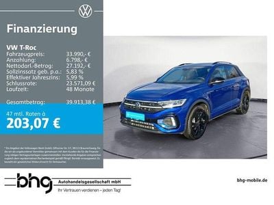 Gebraucht VW T-Roc R-line 150 PS (110 kW) 2025 Blau SUV